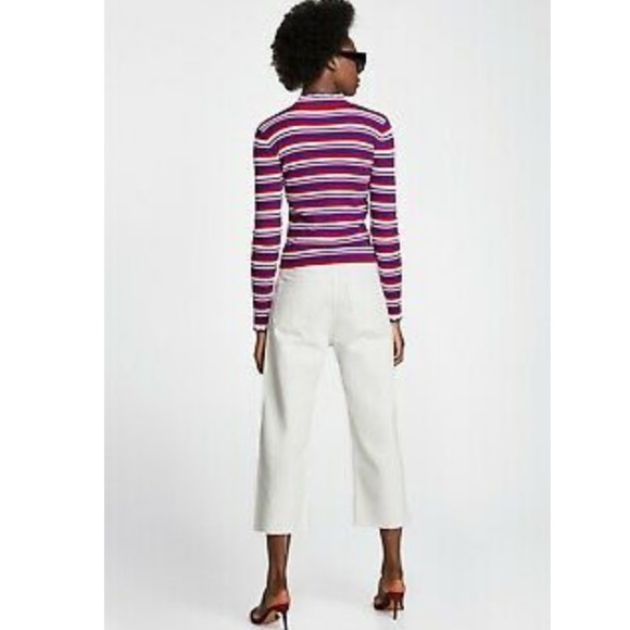 Zara | Ribbed knit high collar top - Picture 4 of 8